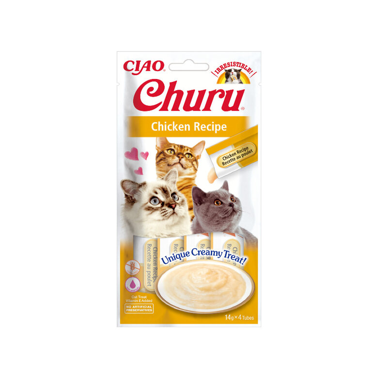 Churu Snack Cremoso de Pollo para gatos, , large image number null